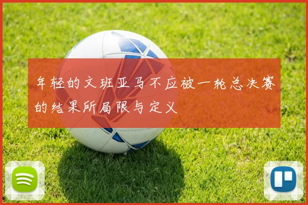 年轻的文班亚马不应被一轮总决赛的结果所局限与定义